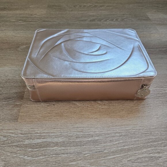 Lancôme Large Cosmetic Make Up Travel Case - Rose Gold - NEW - Picture 7 of 17